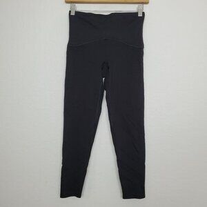 Spanx Womens Booty Boost Active 7/8 Sculpt Leggings Size S Black Slimming